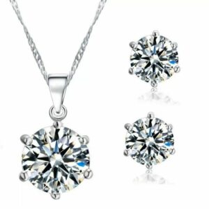 2 in 1 Necklace Earring Jewelry Gift Set