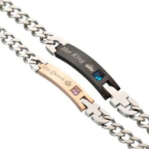 Stainless Steel Couple Bracelets