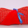 Red Maasai Throw Blanket
