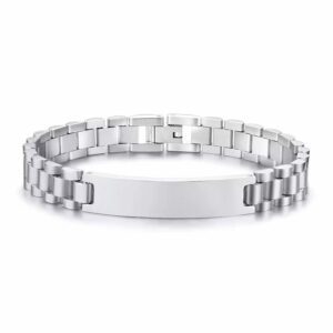 Engravable Stainless Steel Bracelet