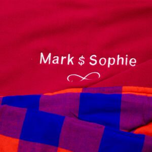 Personalised Fleece Maasai Blanket