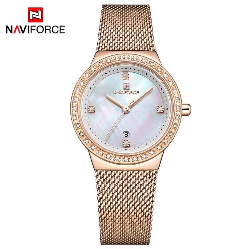 naviforce-nf-5005-rosegold-women-quartz-watch