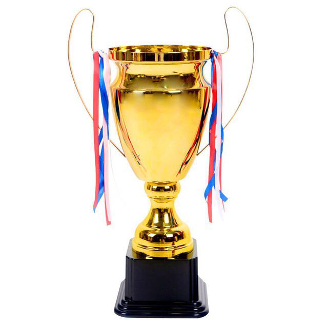 Metallic Golden Winner's Award Trophy