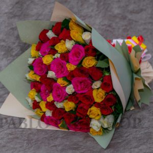 A Large Bouquet of Mixed Roses-40 stems