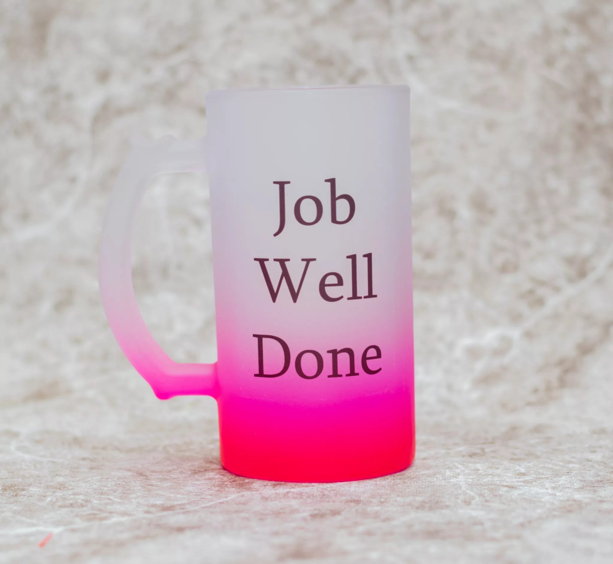 Branded Frosty Pink Mug