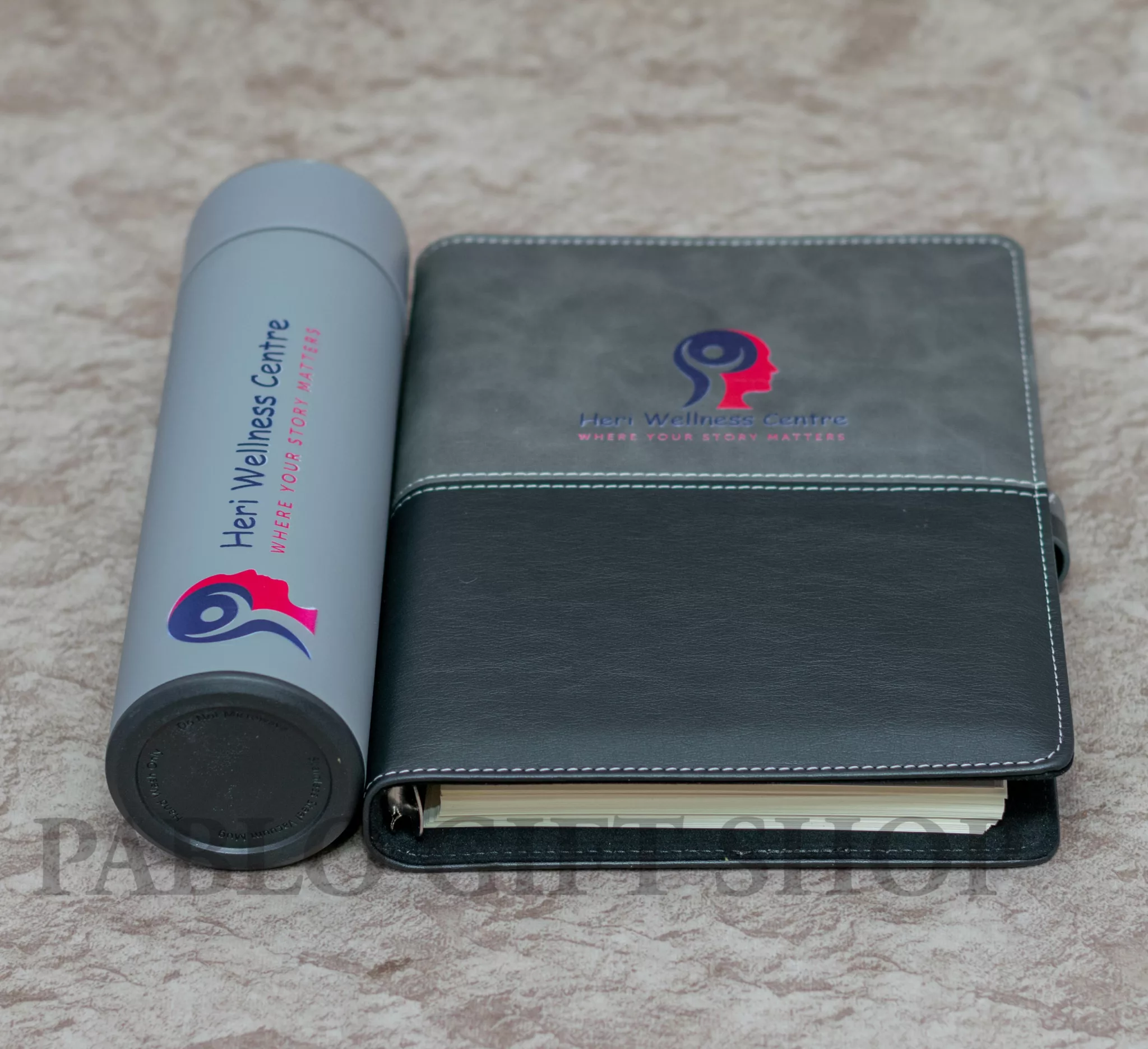 Branded Executive B5 Notebook and Thermal Flask