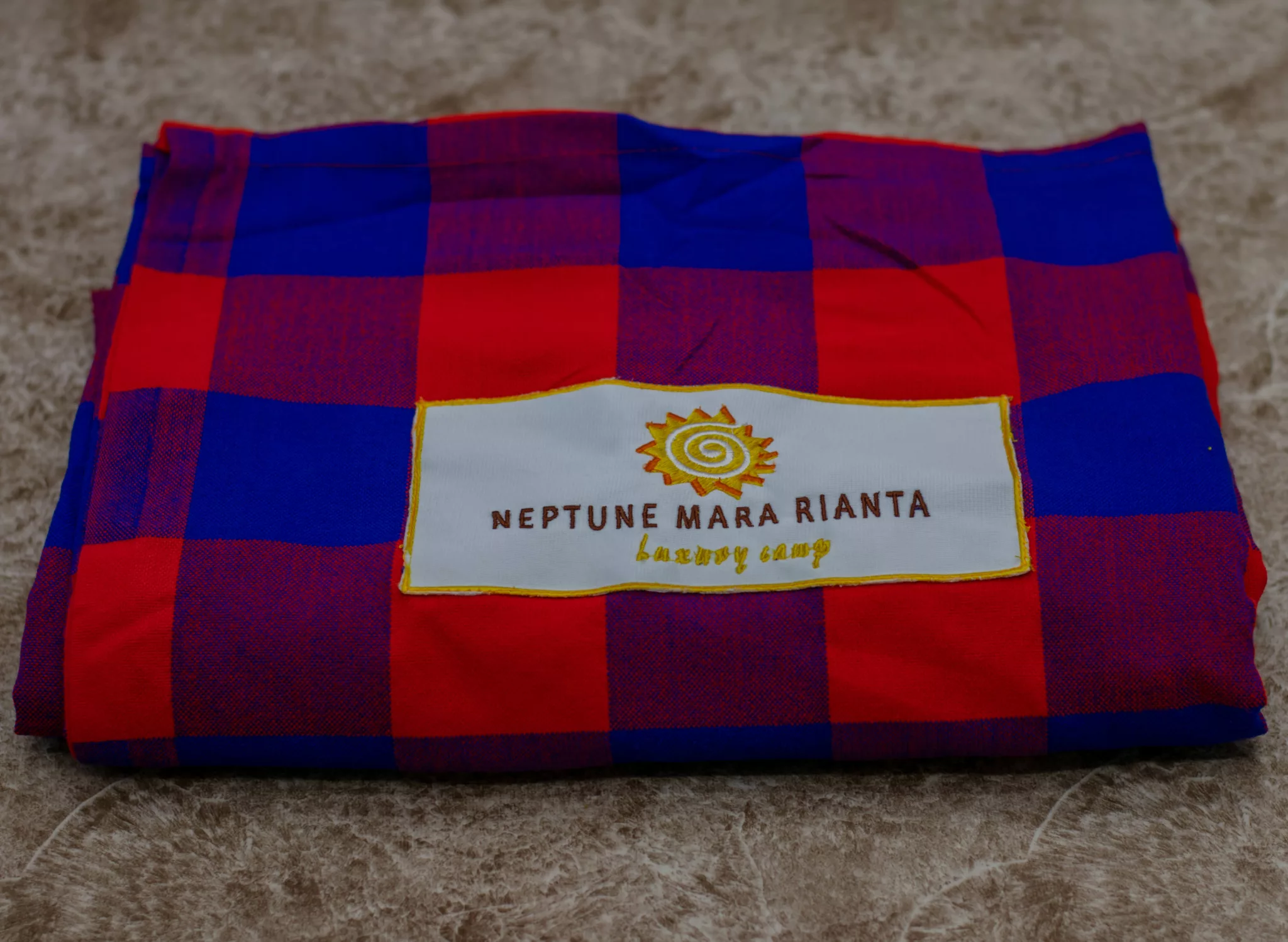 Embroidered Maasai Shuka