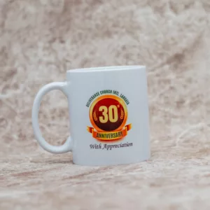 White branded Corporate Mug