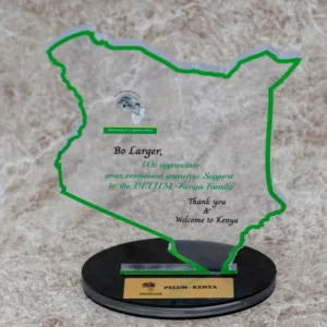 Acrylic Corporate Branded Award Trophy
