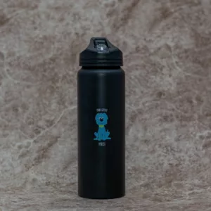 Black Branded Water Bottle