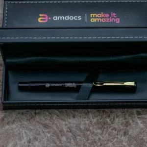Branded Black Executive Pen and a Case
