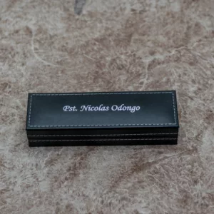 Branded Genuine Leather Pen Case