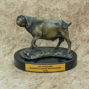 Buffalo Cold-cast sculpture