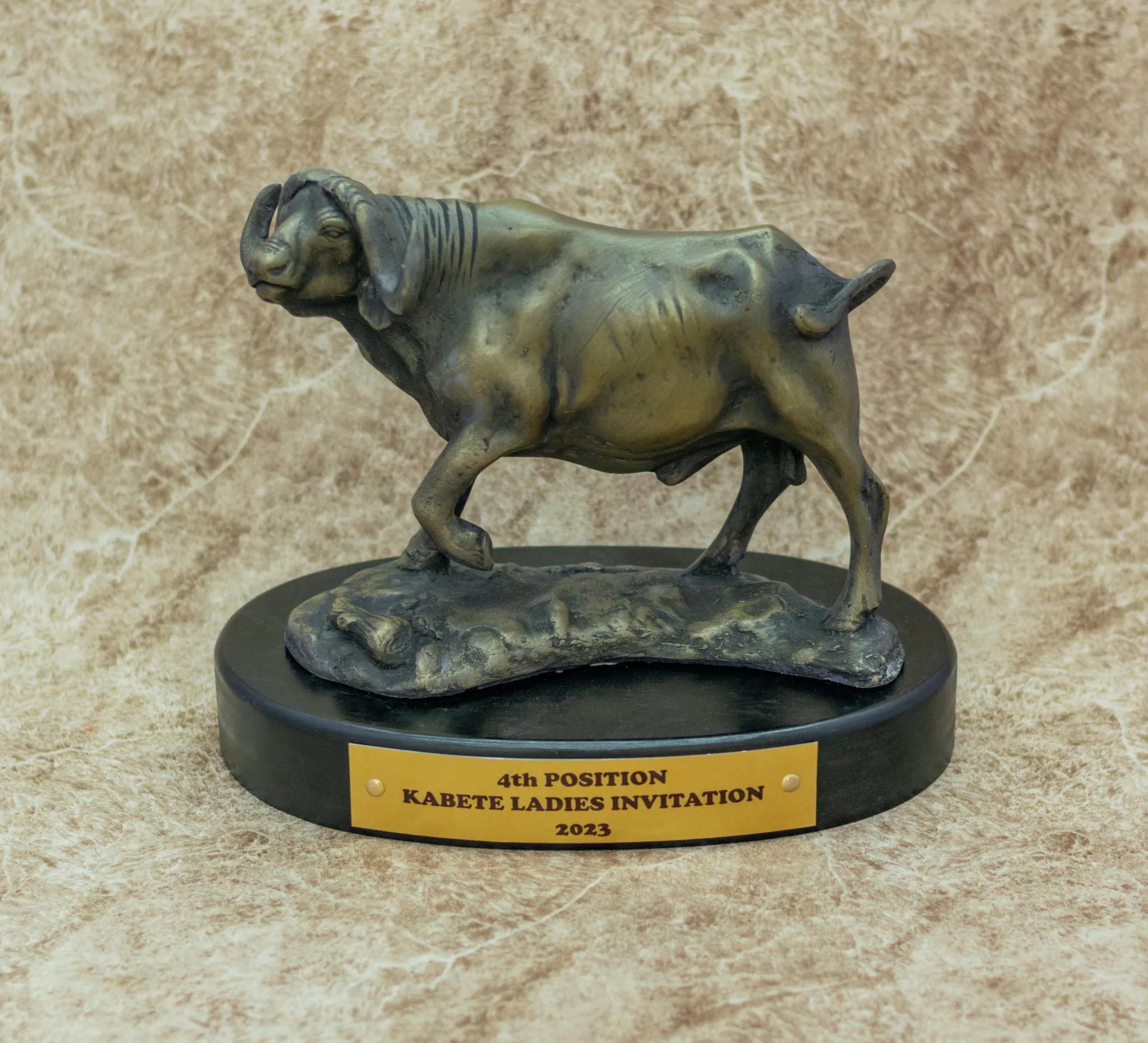 Buffalo Cold-cast sculpture