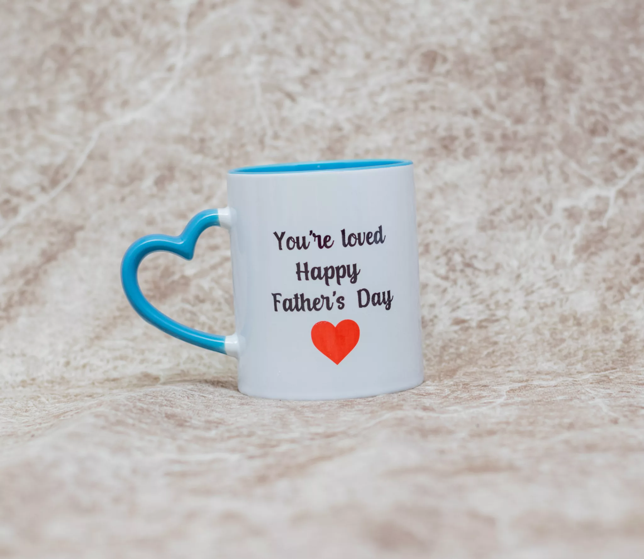 Customizable Blue And White Mug