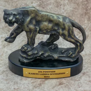 Leopard Iron Cast sculpture Award