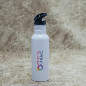 White Branded Water Bottle