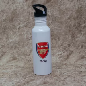 Arsenal Metallic Branded Water Bottle