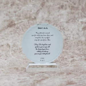 Branded Crystal Plaque