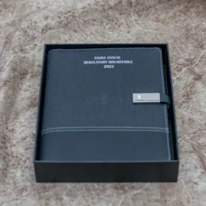 Branded Notebook Portfolio with Wireless Charger