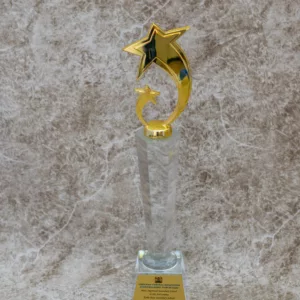 Tower Trophy with Stars on the top