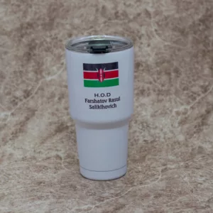 Huge White Branded Mug