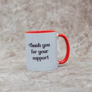 Thank You Two Tone Branded Mug