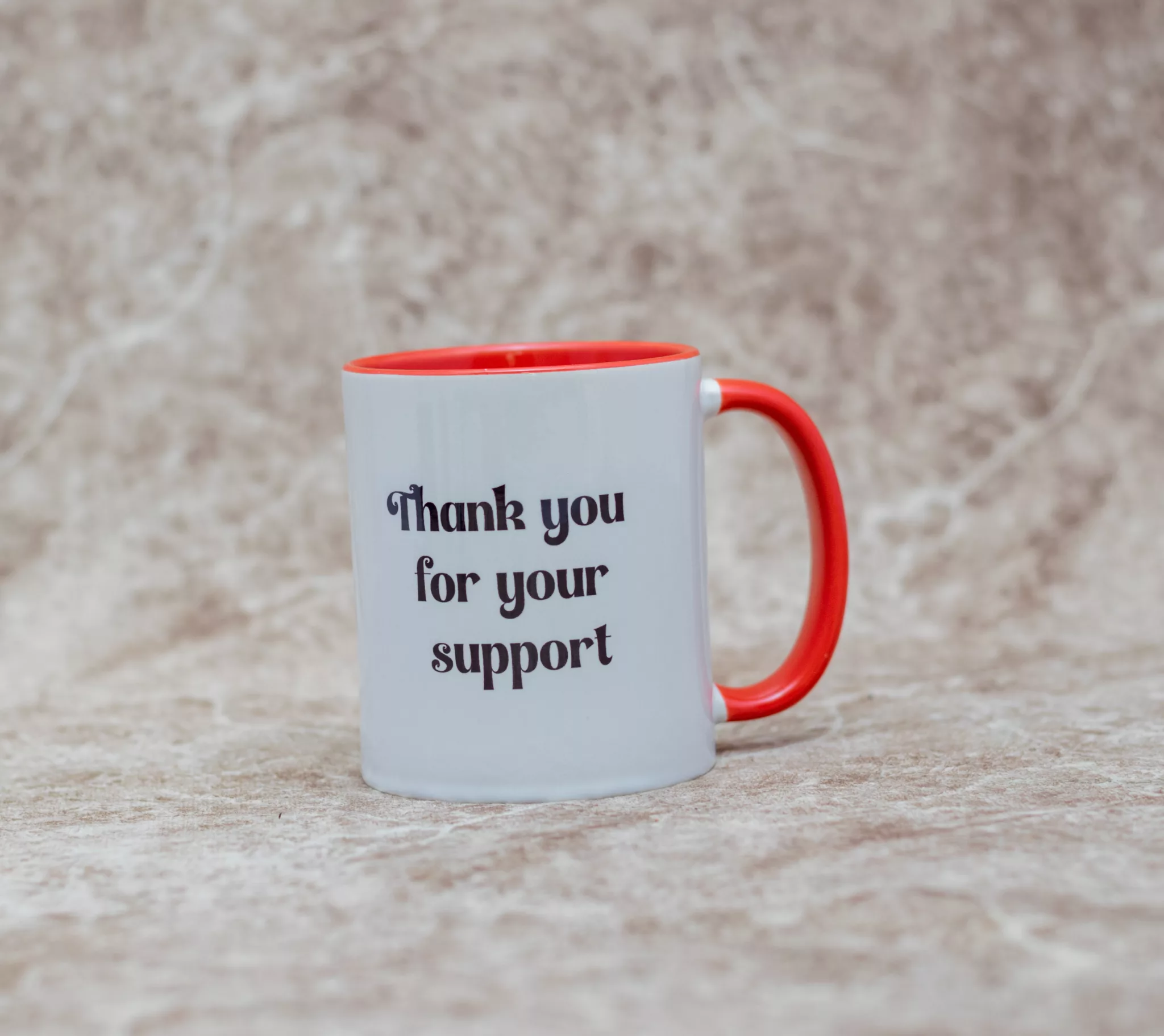 Thank You Two Tone Branded Mug