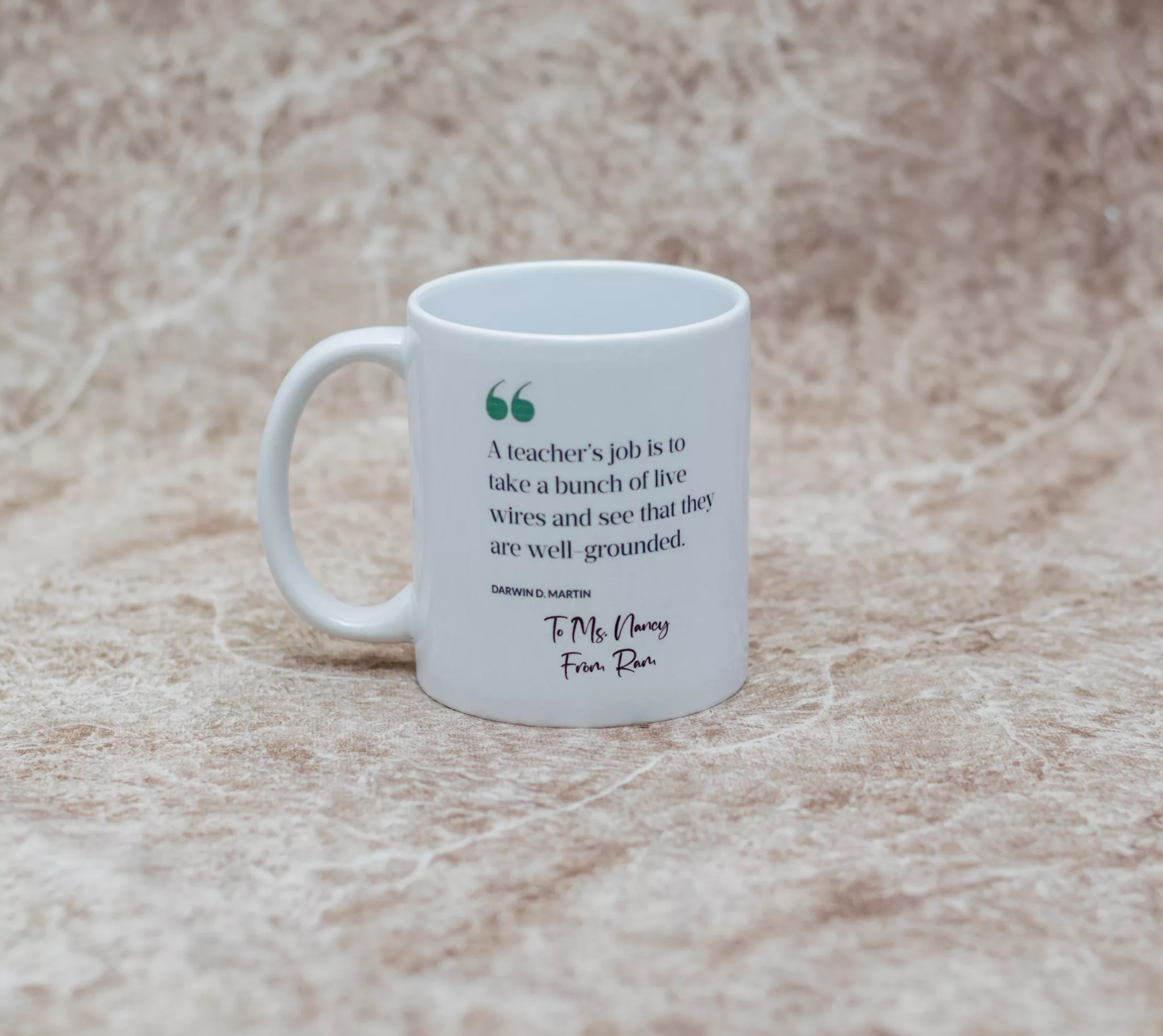 White Branded Mug