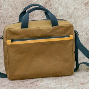 Brown Printable Canvas Sling Bag