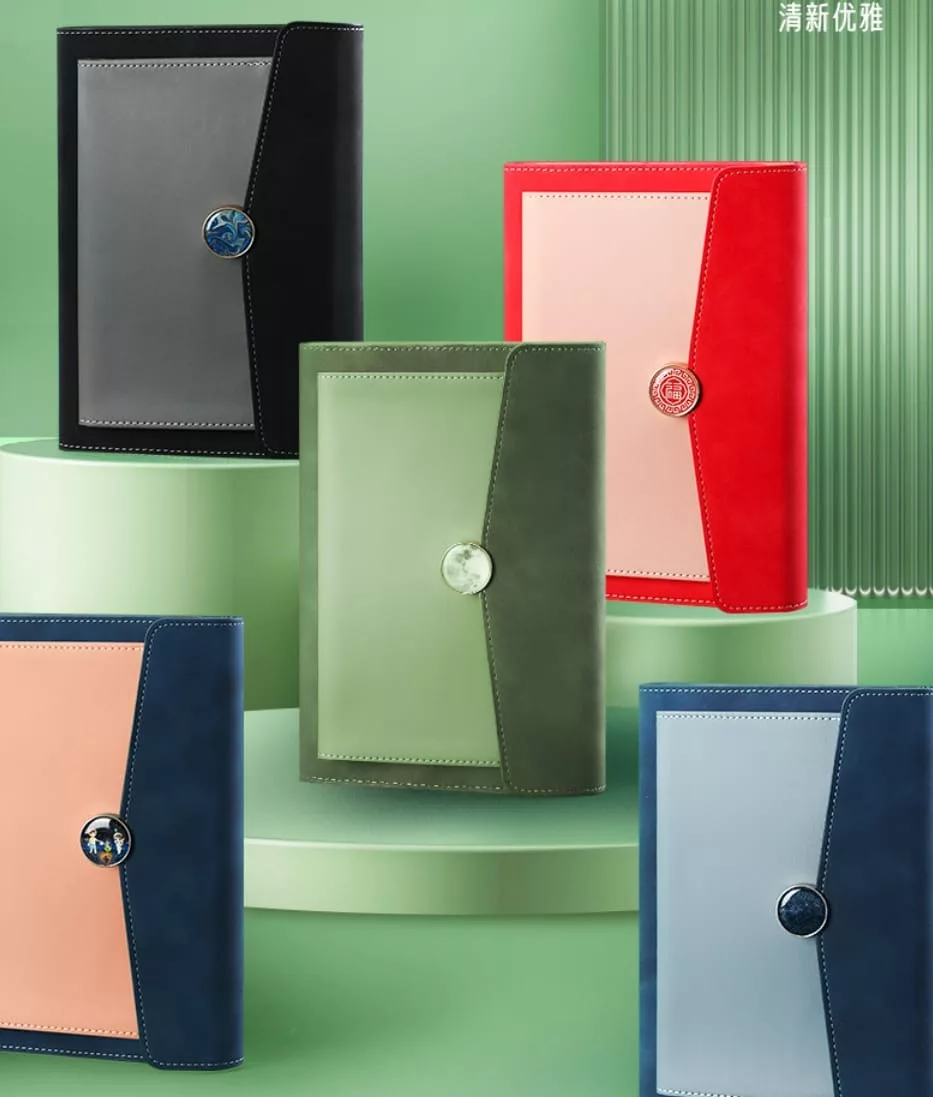 Button Notebook Executive Gift Set