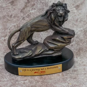 Lion Cast Figurine