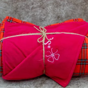 Nguvu Wrapped Maasai Kenyan Fleece Blanket