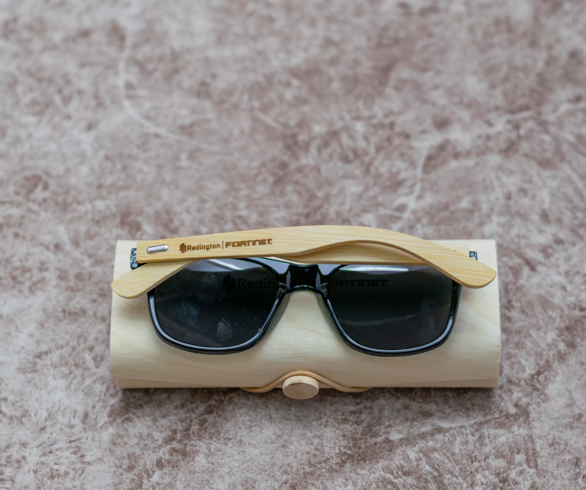 Personalized Wooden Sunglasses With A Wooden Case