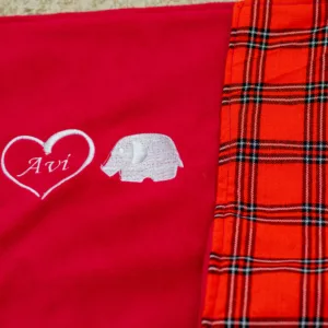 Umoja Red Fleece Blanket