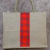 Eco Friendly Jute Bag with a Zipper