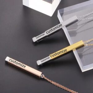 Stainless Steel Bar Necklace