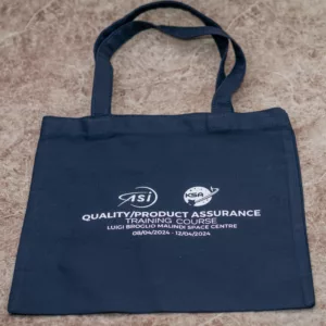 Black Canvas Tote Bag