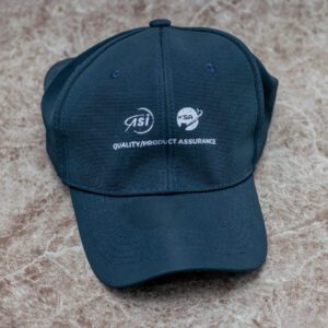 Black Cap Branded With Company Logo