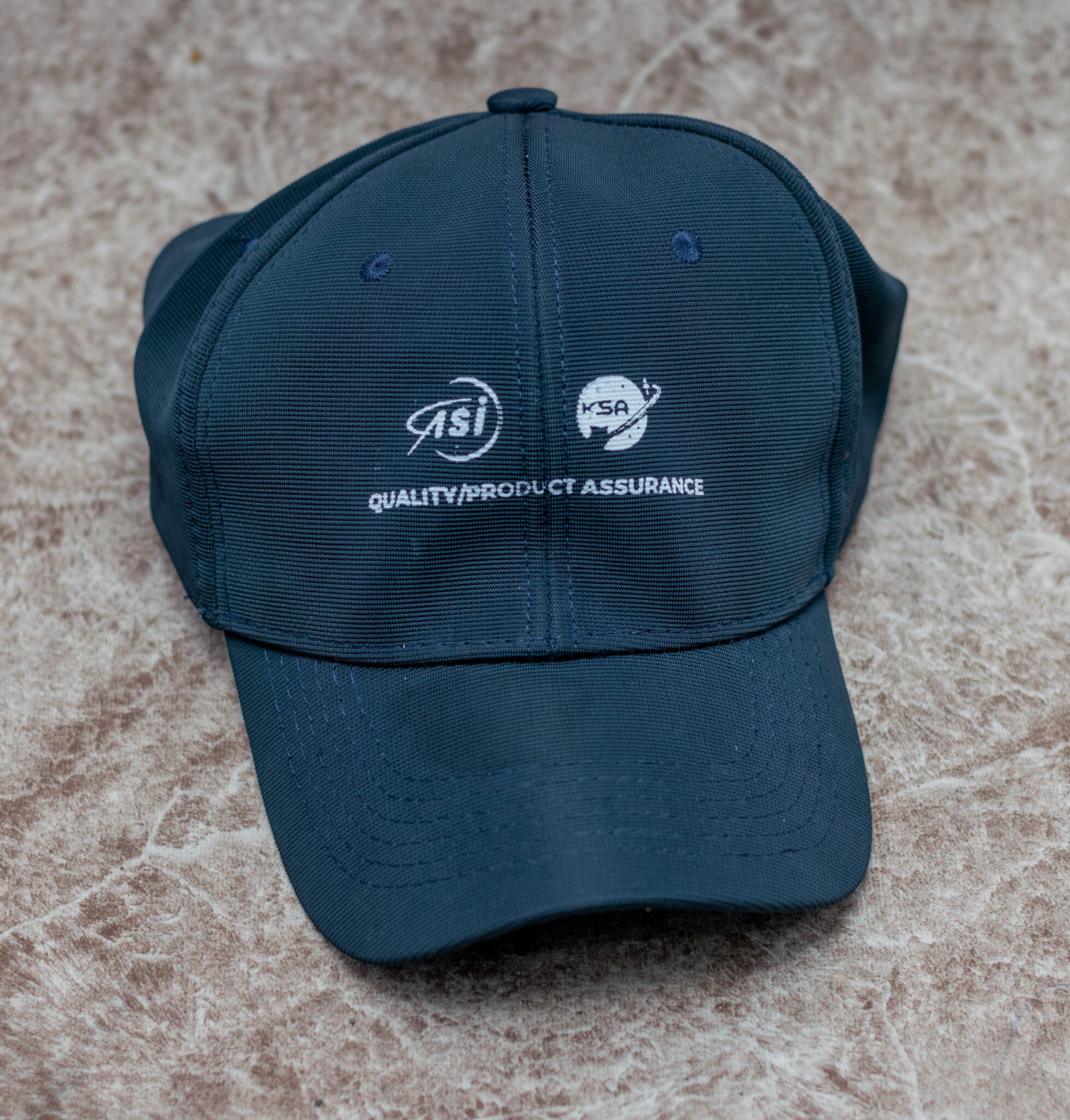 Black Cap Branded With Company Logo