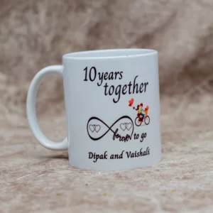 Couple Customized Anniversary Mug