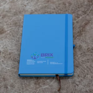 Customized Blue Notebook: Your Writing Companion