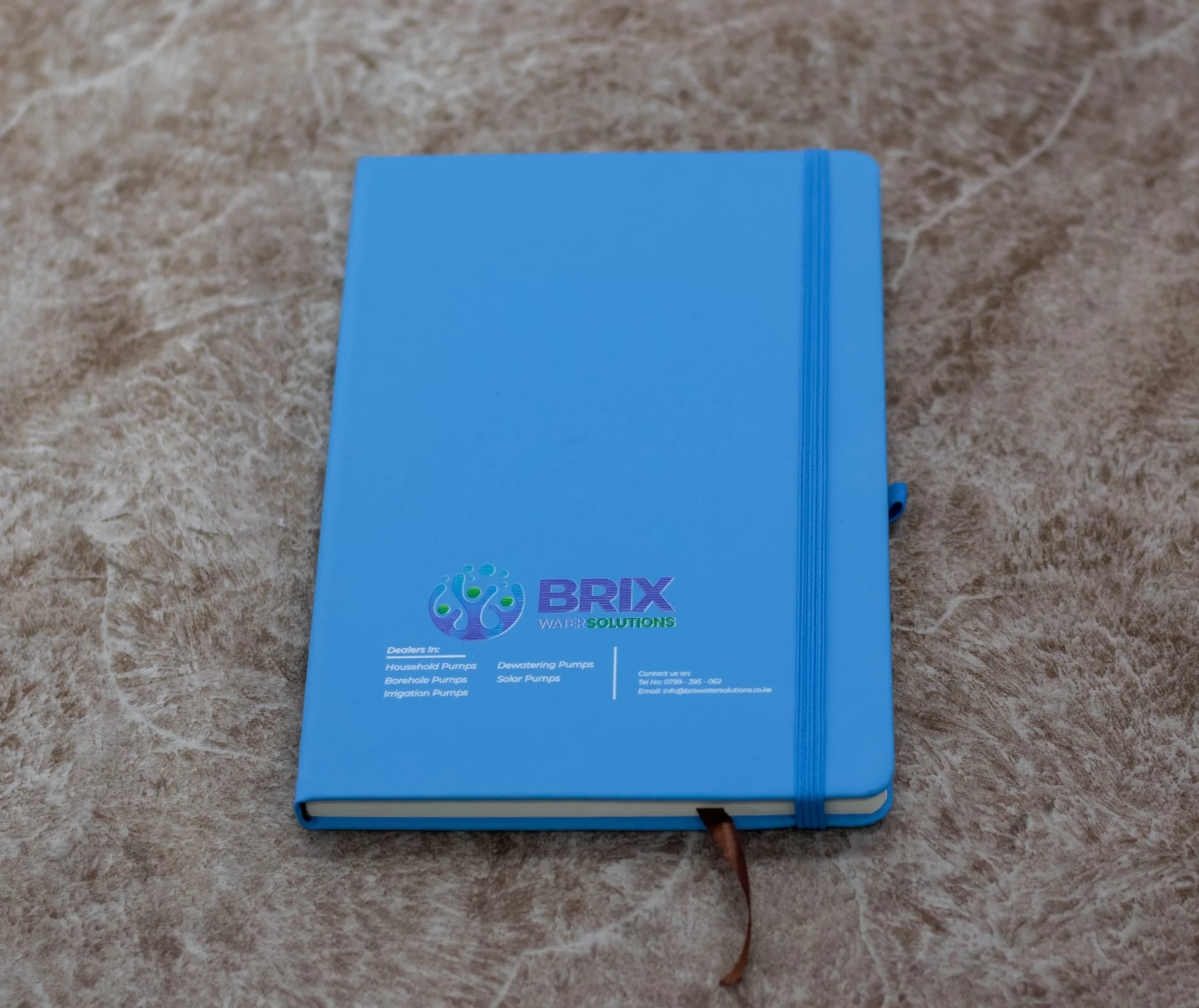 Customized Blue Notebook: Your Writing Companion