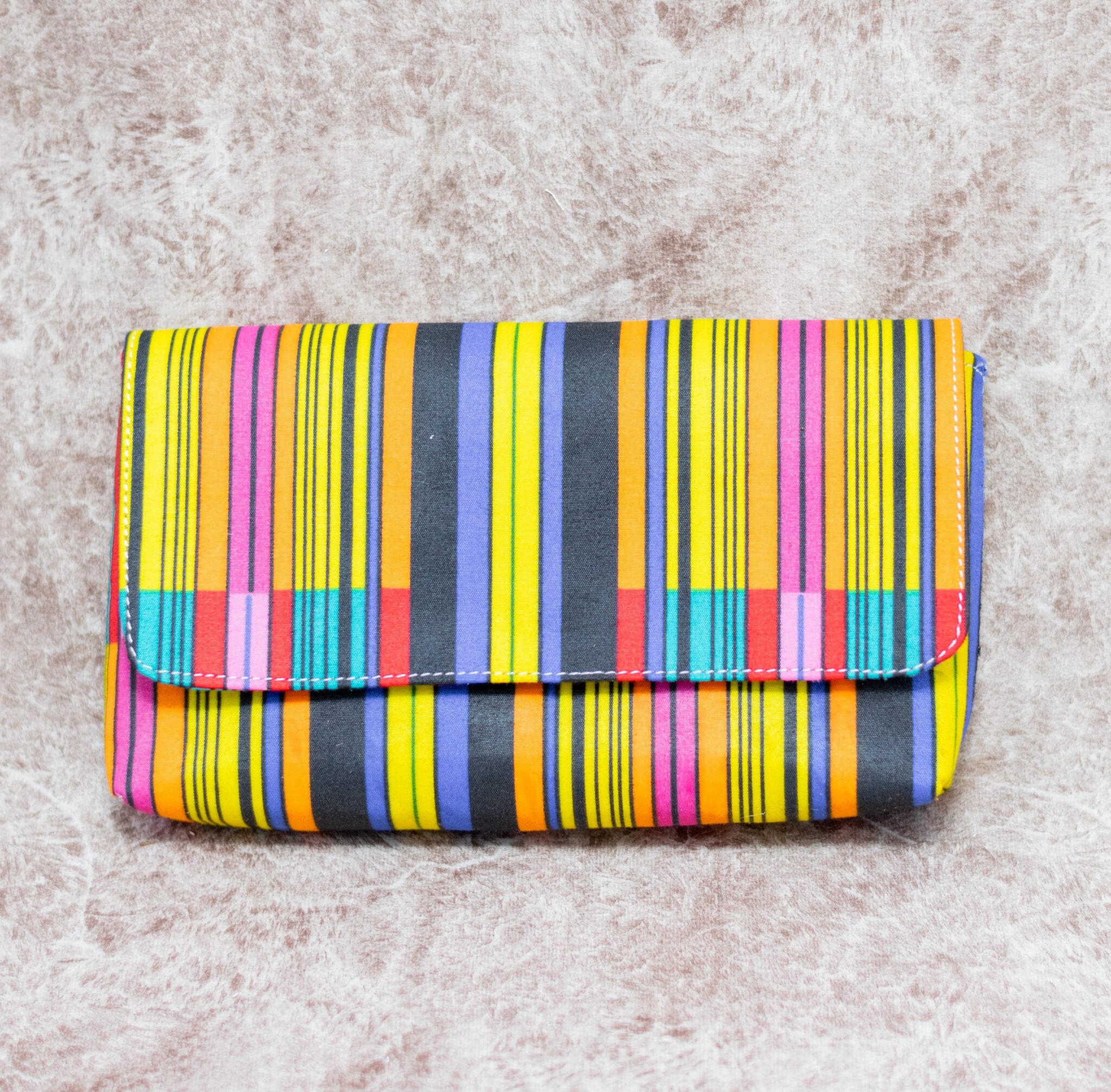 Multi-color Ankara Clutch Bag