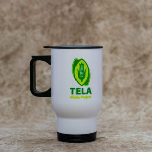 White And Black  Customize Thermal Mug