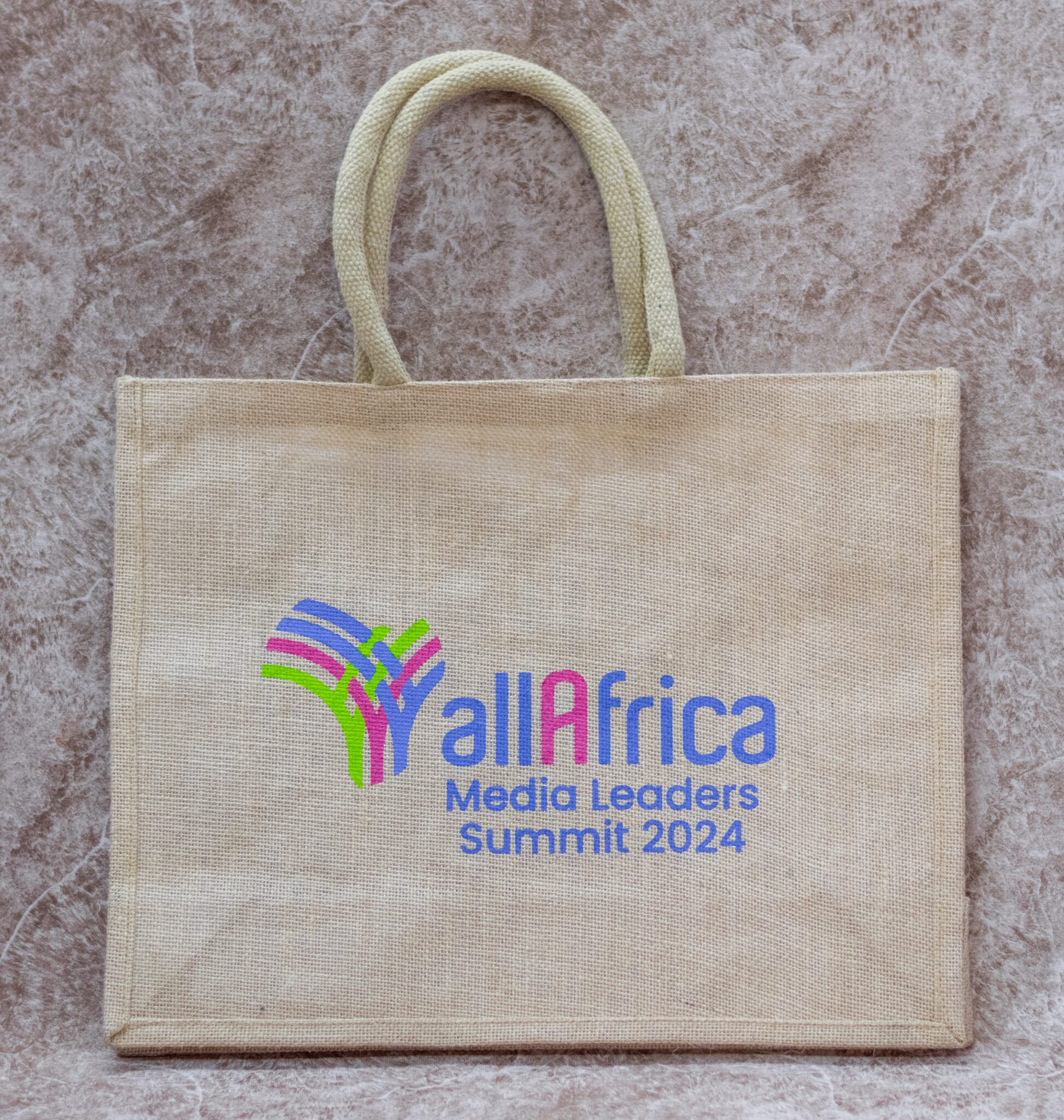 Jute Bag Branded With Company Logo