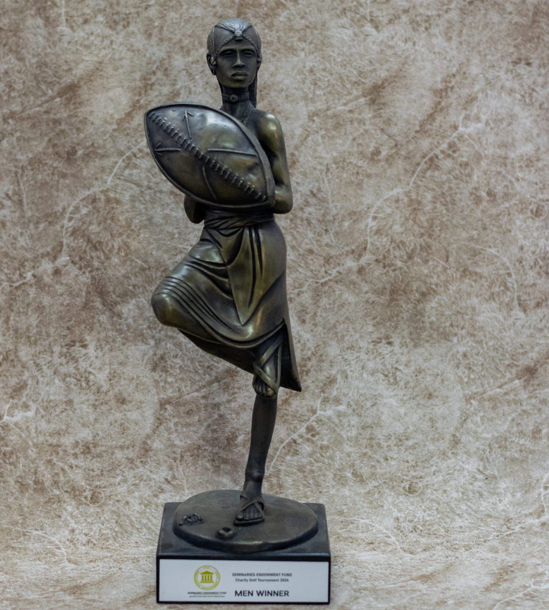 Maasai Warrior Cold Cast Sculpture