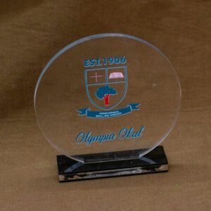 Circular Acrylic Trophy Award