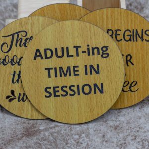 Four Customized Coasters
