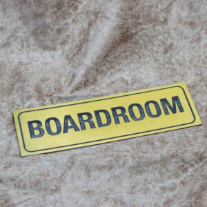 Boardroom Door Sign